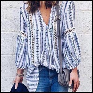 Cute boho top